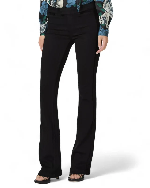 Women's Outerwear Clothing Manhattan Jean With Velvet Trim In Boss Black