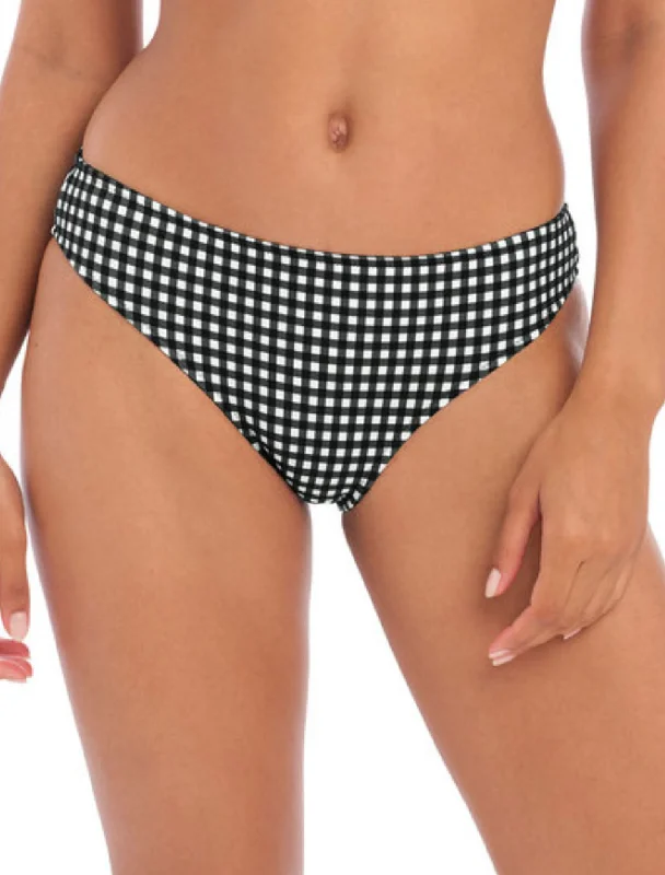 Women's Evening Garments Freya Check In Classic Swim Brief Black & White Check | Black Gingham Bikini Briefs By Freya Swimwear Women's Evening Garments Freya Check In Classic Swim Brief Black & White Check | Black Gingham Bikini Briefs By Freya Swimwear