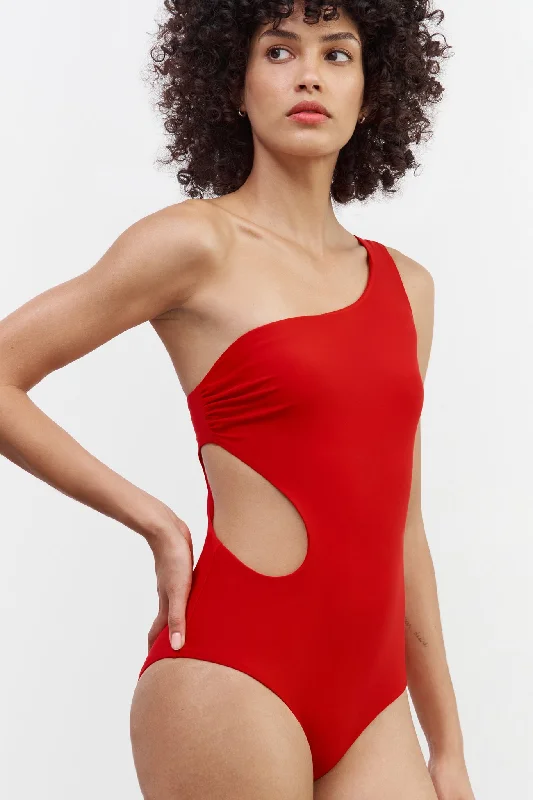 Plus-Size Women's Clothing Quinn Cutout Swimsuit